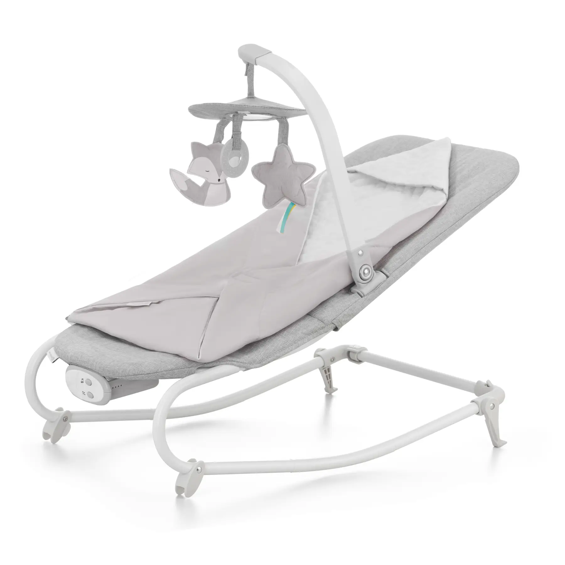 Шезлонг-качалка Kinderkraft Felio 2 Stone Grey